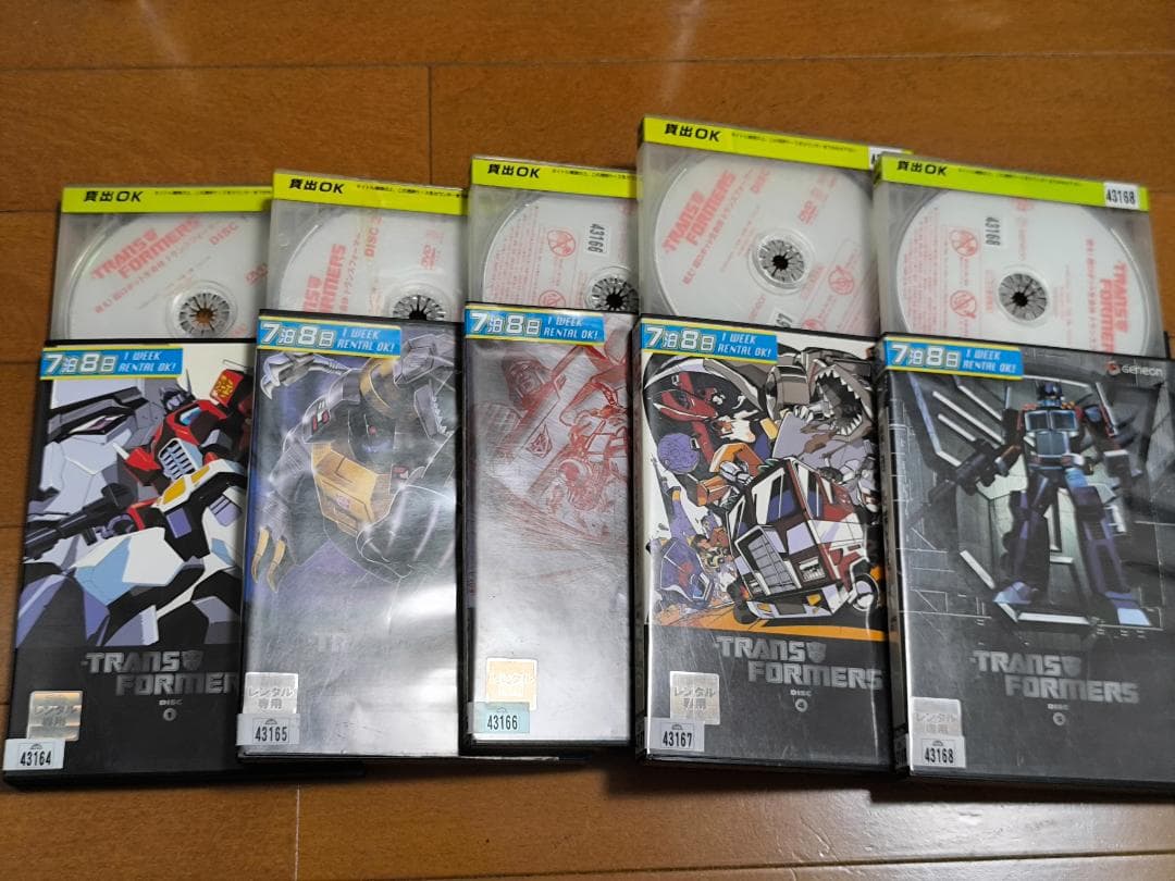 トランスフォーマー レンタル落ちDVD 全10巻セット