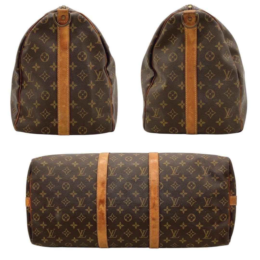 【LOUIS VUITTON】キーポル バンドリエール50 モノグラム　旅行鞄