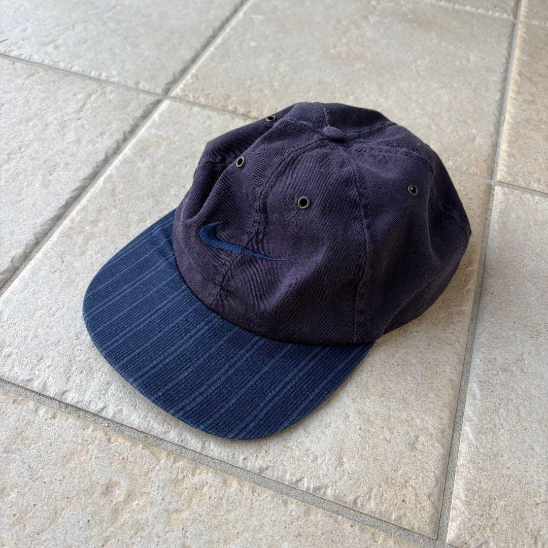 archive Nike 90s ストライプキャップ　Euro ナイキ