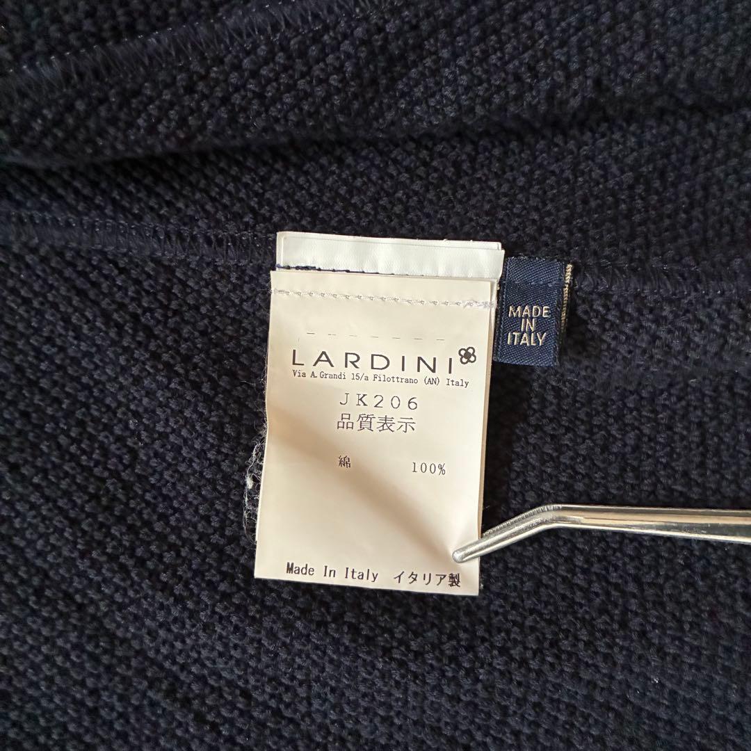 LARDINI／コットンジャガードニットジャケット