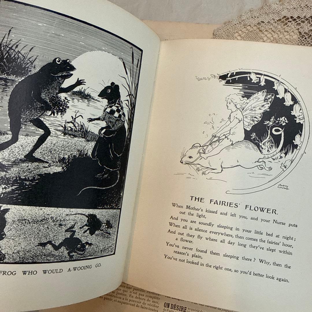 稀少アンティーク美しいヴィクトリアン絵本イギリス洋書　古書ジャンクジャーナル