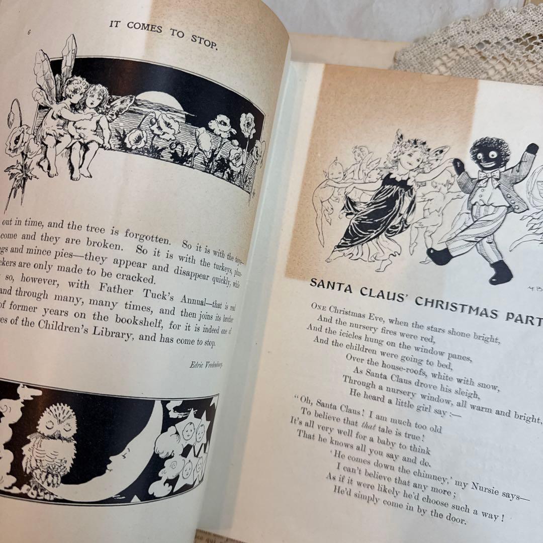 稀少アンティーク美しいヴィクトリアン絵本イギリス洋書　古書ジャンクジャーナル