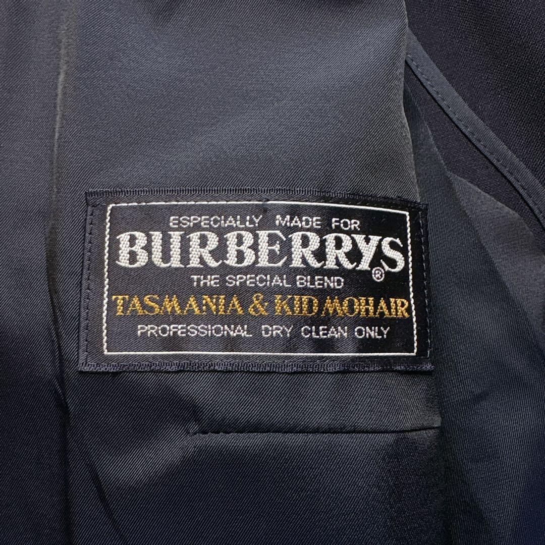 極美品✨Burberrys 紺ブレ ダブル 金ボタン ホースロゴ L相当 背抜き