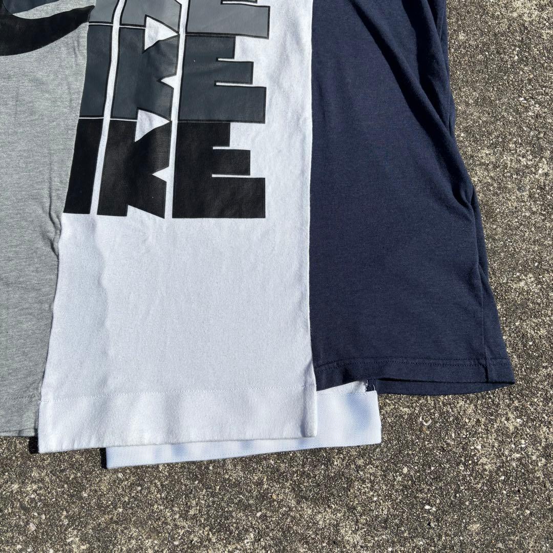 SACAI × NIKE 半袖 Tシャツ ビッグロゴ ゴツナイキ 再構築