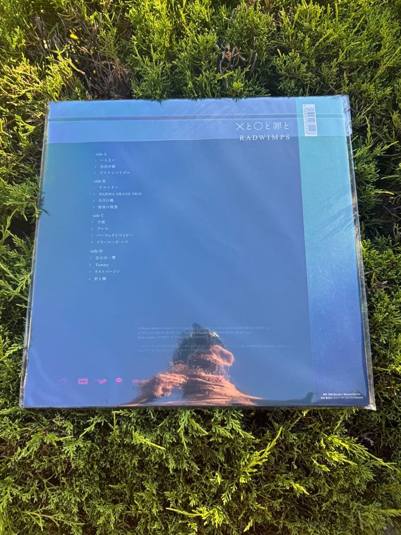 新品未使用　RADWIMPS　✕‬と○と罪と　レコード