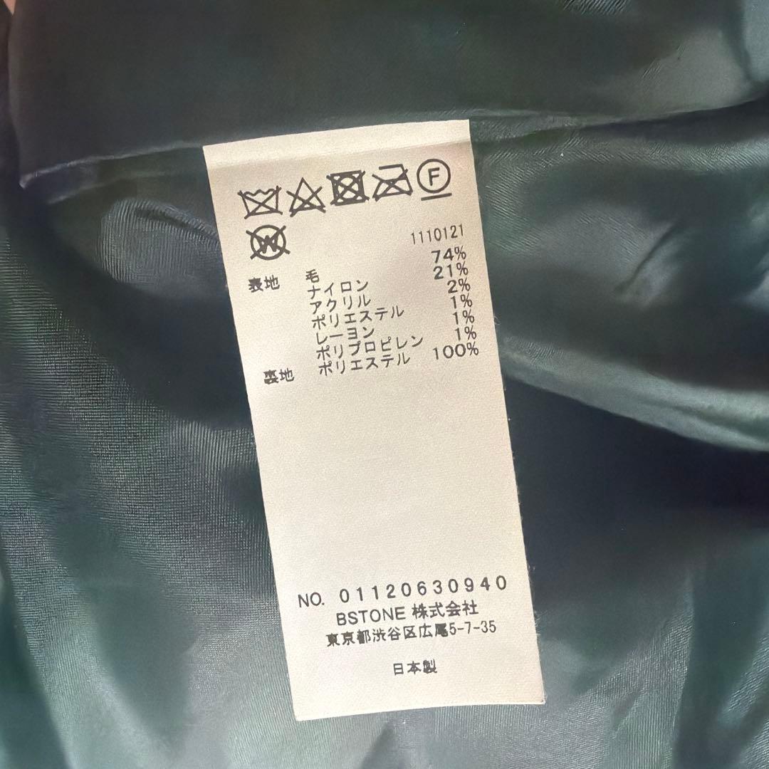 AMERI チェック柄 テーラードジャケットコート
