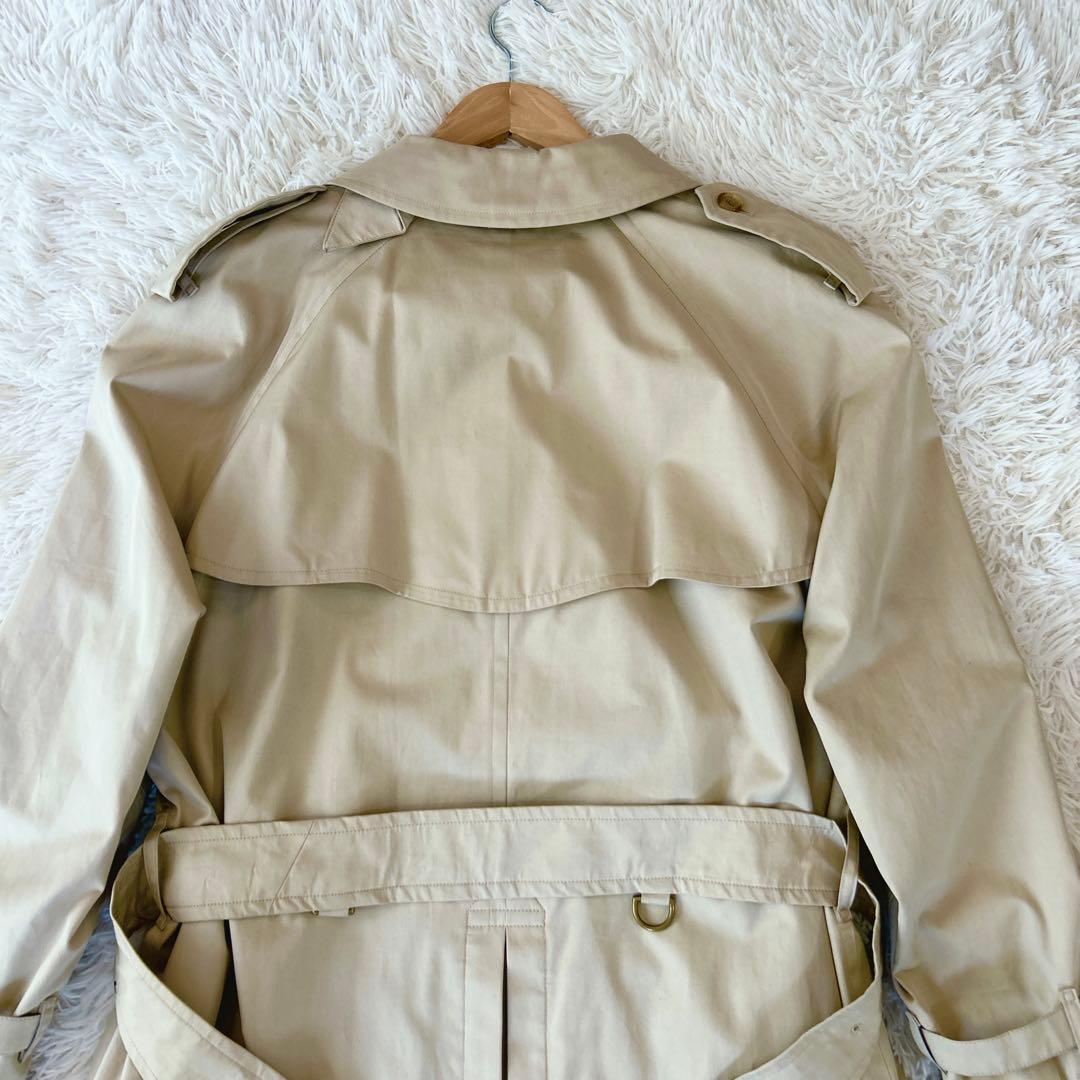 美品 英国製 バーバリー トレンチコート ノバチェック ベージュ 110cm以上