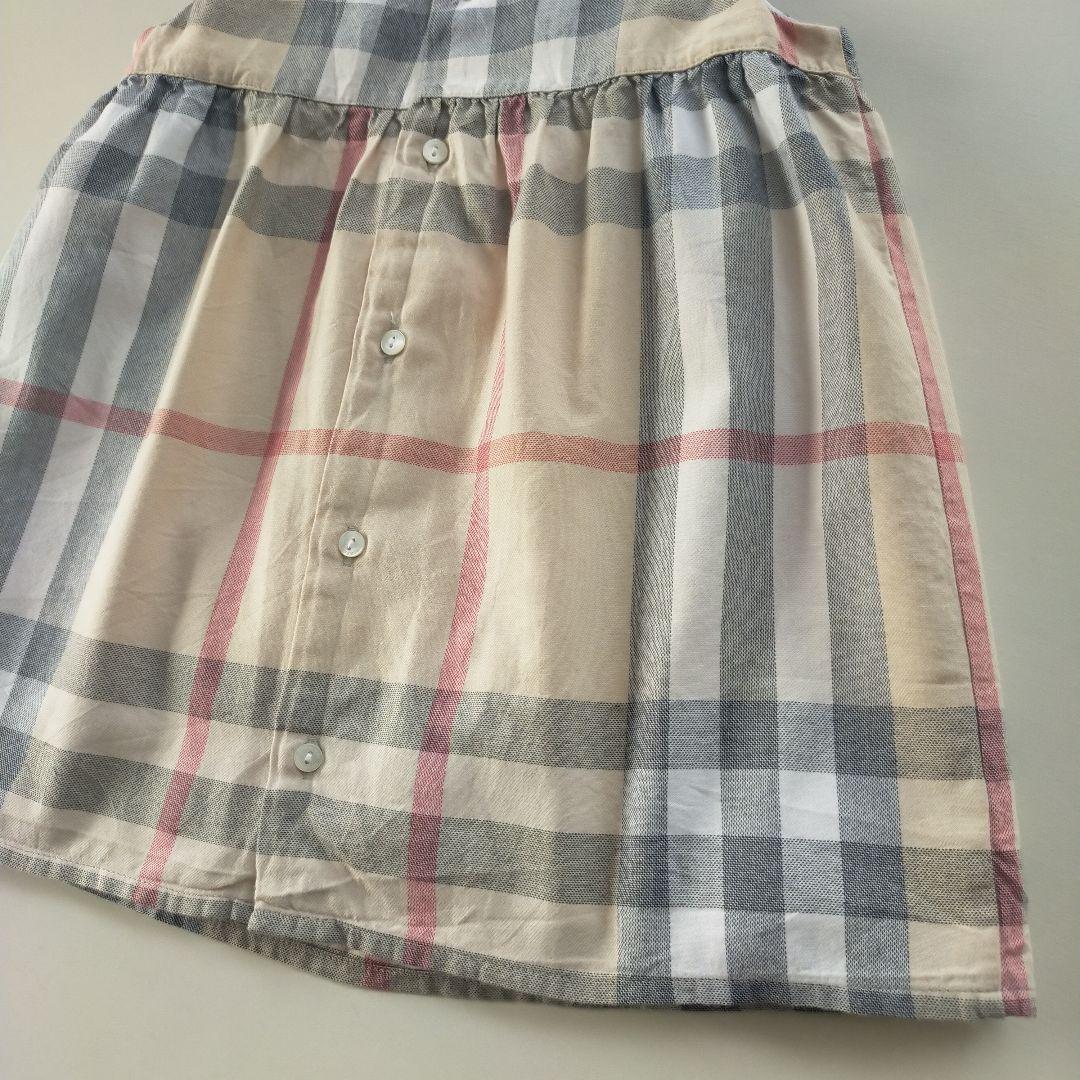 美品★18M 81cm BURBERRYバーバリー チェック ジャンパースカート