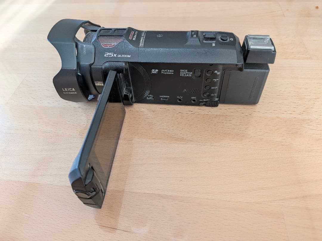 Panasonic 4K 25倍ズームビデオカメラ