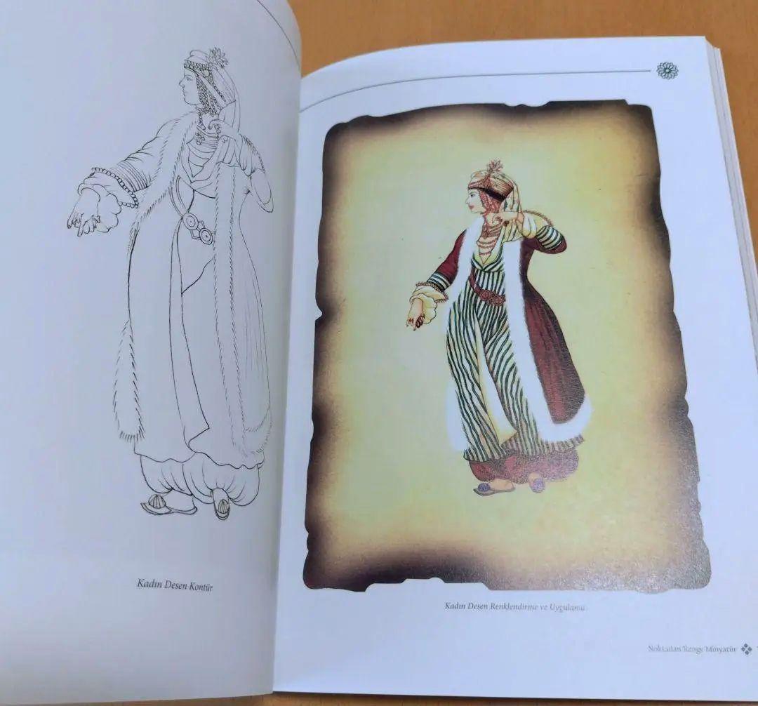 新品　ミニアチュール（細密画）描き方（トルコ語）　Minyatür