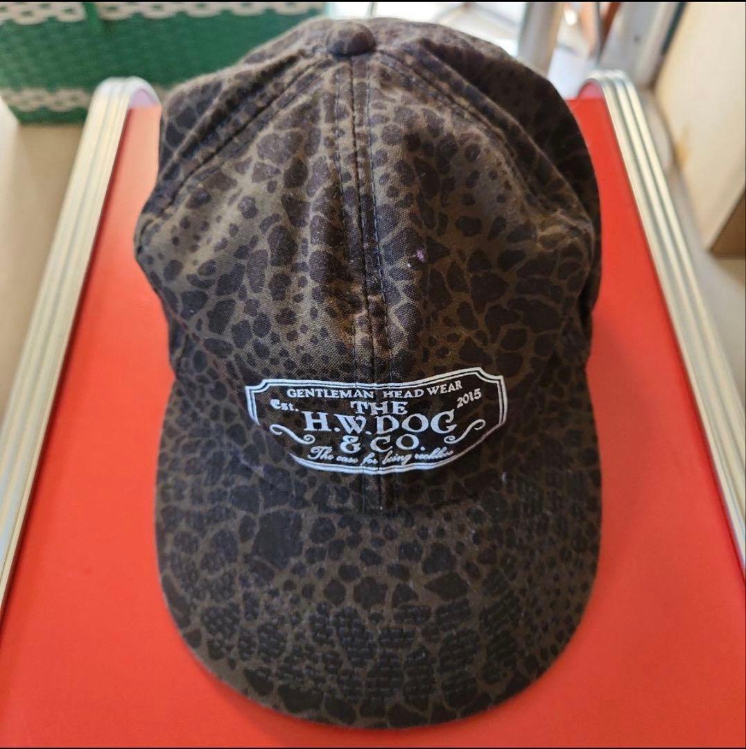 断*中様 THE H.W.DOG & CO. キャップ 帽子 レオパード柄
