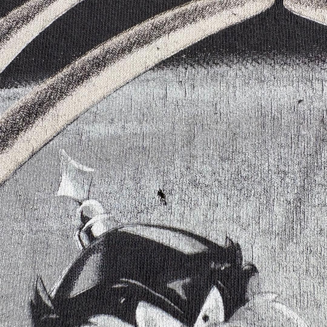 90s USA製 ルーニーテューンズ　タズマニアンデビル　バイク　tシャツ