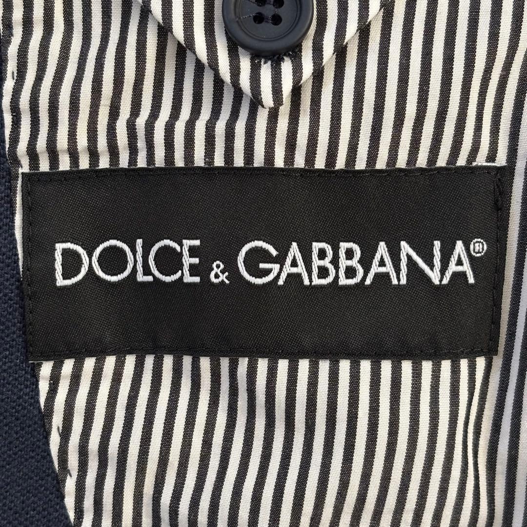 DOLCE & GABBANA テーラードジャケット 本切羽 54 ネイビー