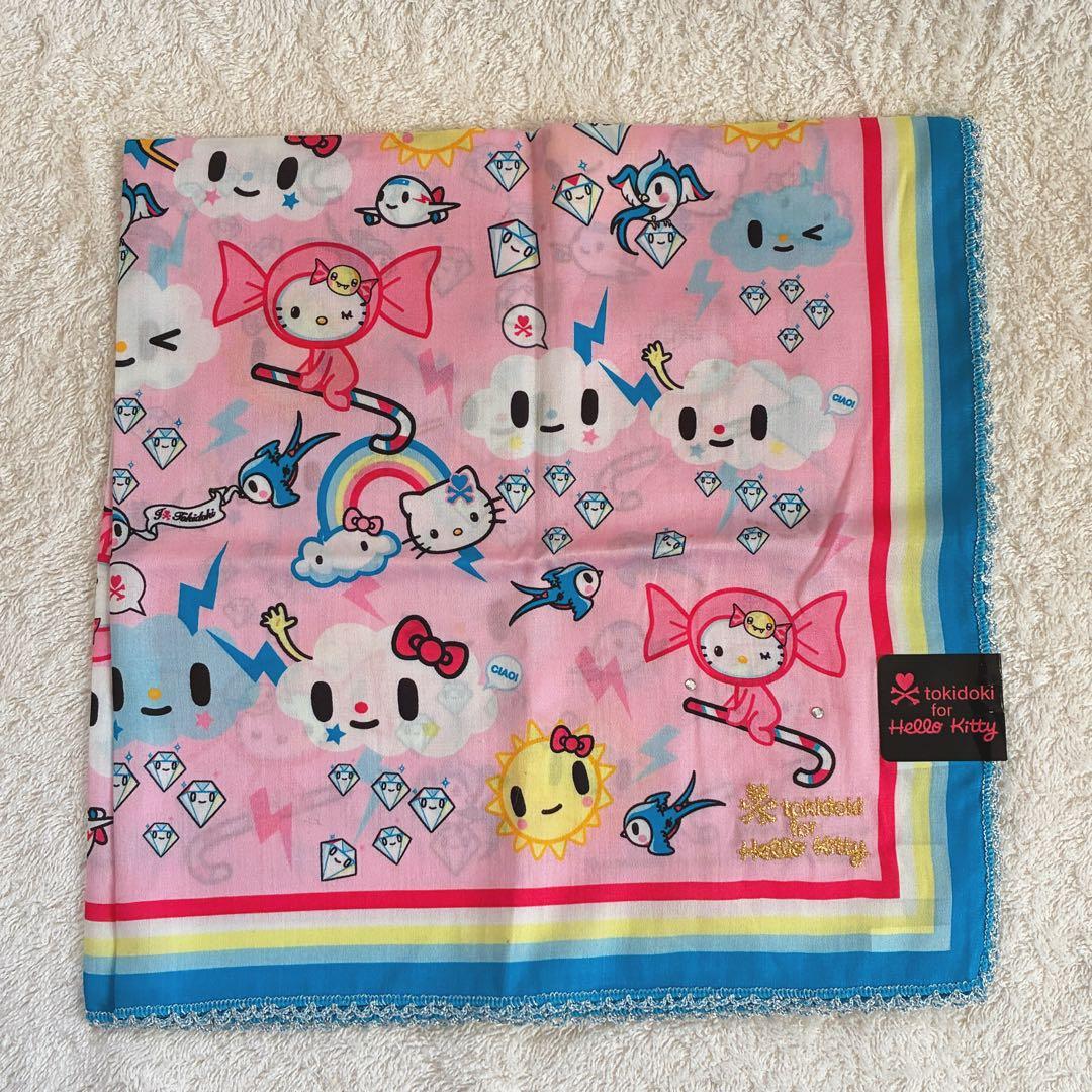 【未使用】トキドキ tokidoki ハローキティ ハンカチ