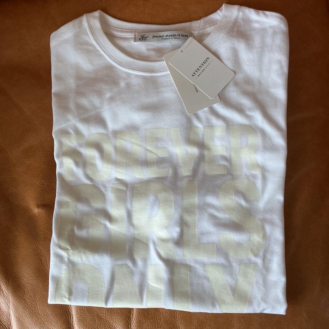 未使用タグ付き　luxe x CLUEL プリントビッグTシャツ