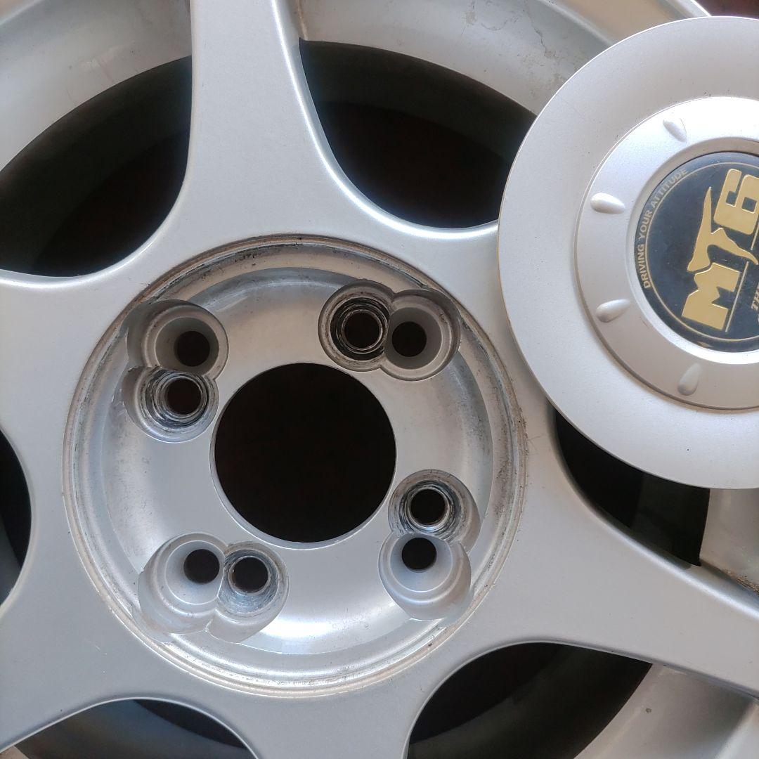 MT6 14インチ 6J 4穴　PCD100 114.3 4本セット　中古品