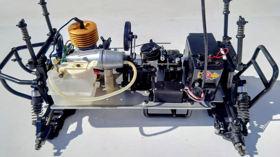 【動作確認済】京商ワイルドダッジラム GS15エンジン タッチスターター QRC