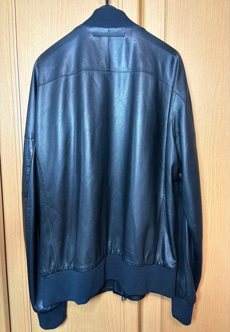 ジャケット・アウター ATTACHMENT LAMB LEATHER MA-1 AB12-225