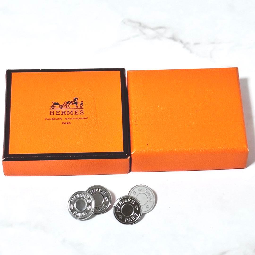 未使用級!! HERMES エルメス チェーン セリエ カフス