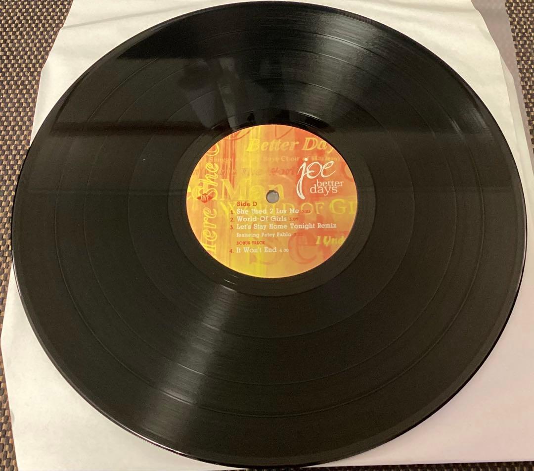 (USED)Joe Better Days 2枚組アナログレコード R&B 名盤