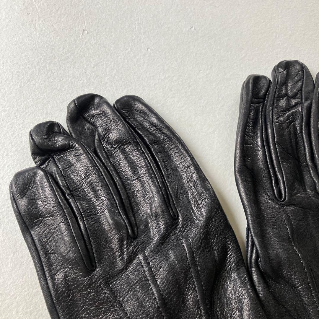 新品　Schott レザーグローブ ブラック ワンスター