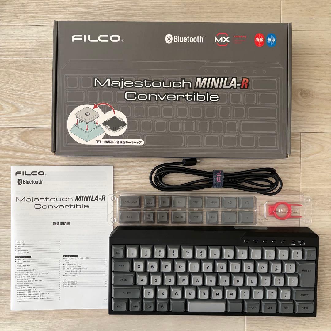 Majestouch MINILA-R Convertible 日本語 静音赤軸