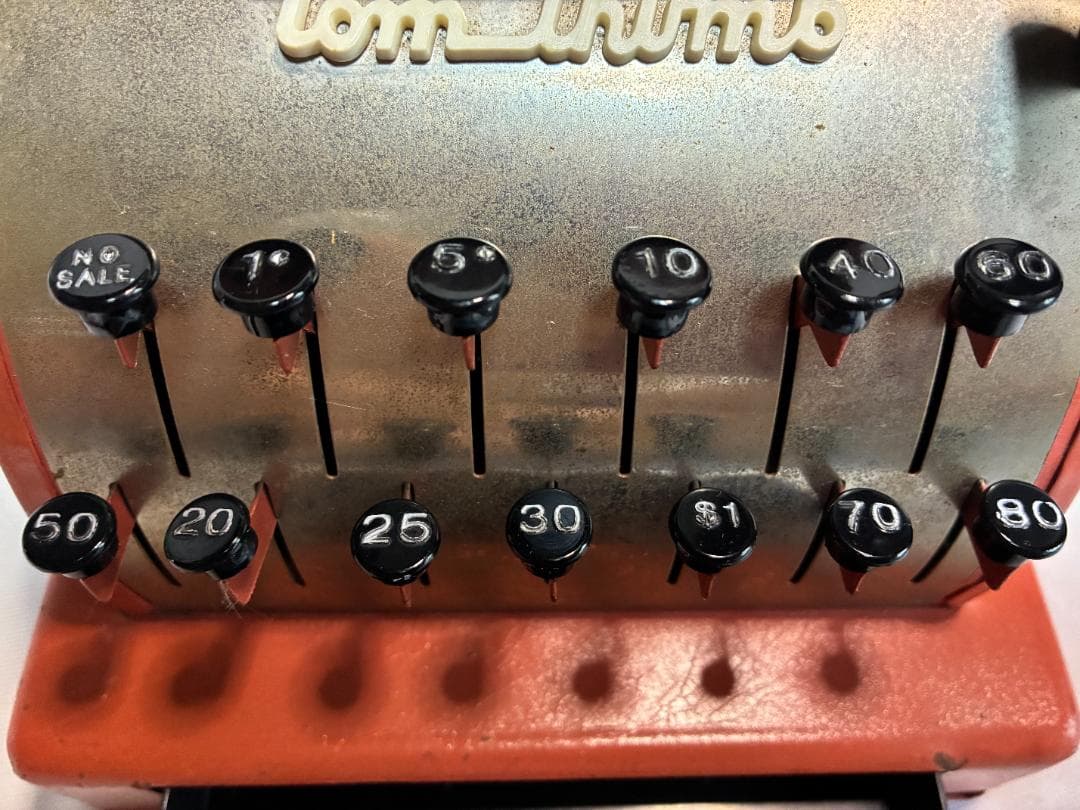 ヤ*ト様 レトロ Tom Thumb社製 キャッシュレジスター アンティークトイ