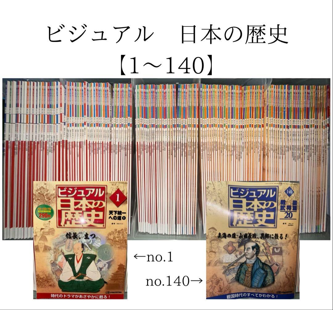 【美品・全巻セット】ビジュアル 日本の歴史 1〜140巻 学習まんが 特別増刊付