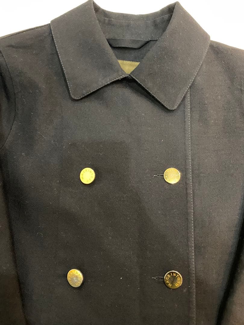 sh2643 MACKINTOSH ネイビー ダブルブレストコート