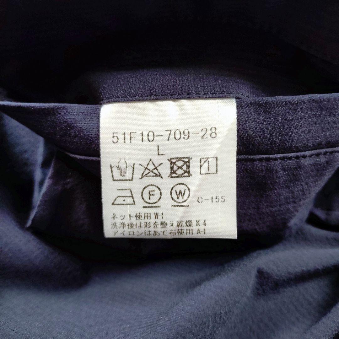 BLACK LABEL　フーデットパーカー　ブラックチェック　ロゴ　ネイビー