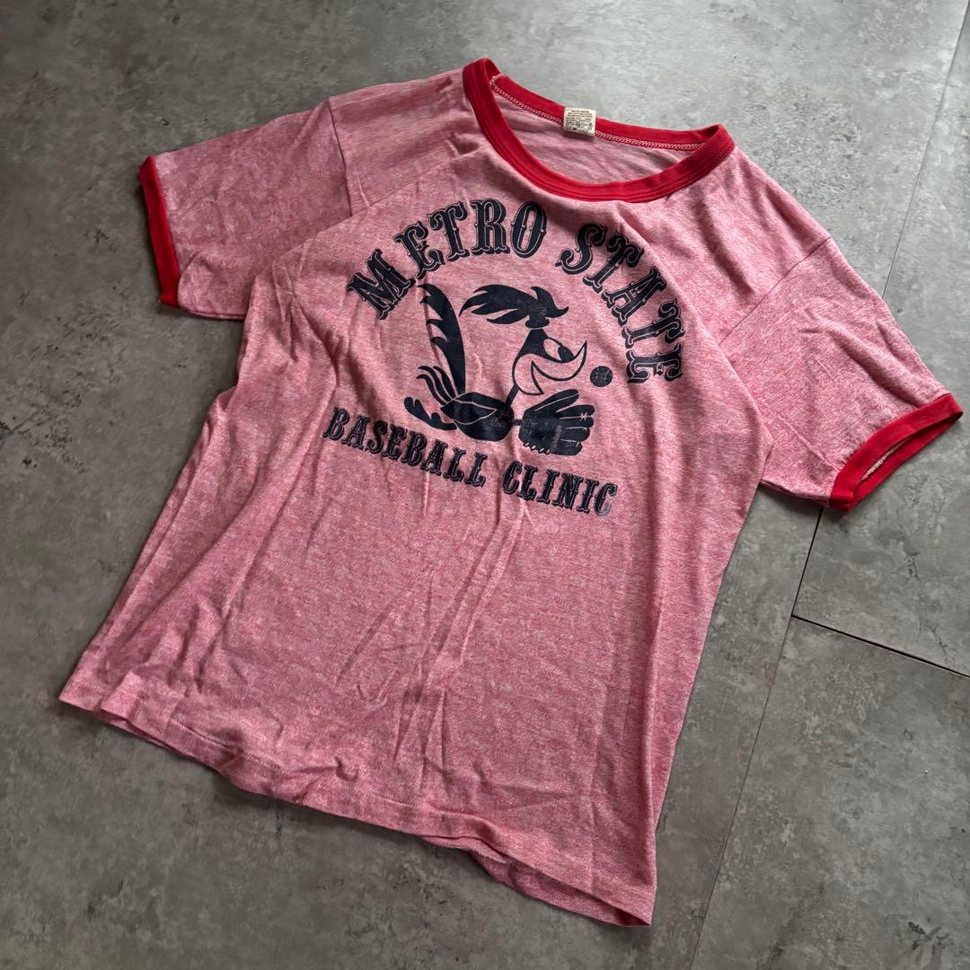 古着　70s russell athletic 金タグ　リンガー　tシャツ