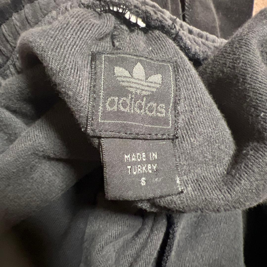 90s adidas ベロアトラックパンツ ジャージ ブラック黒金 常田大希着用