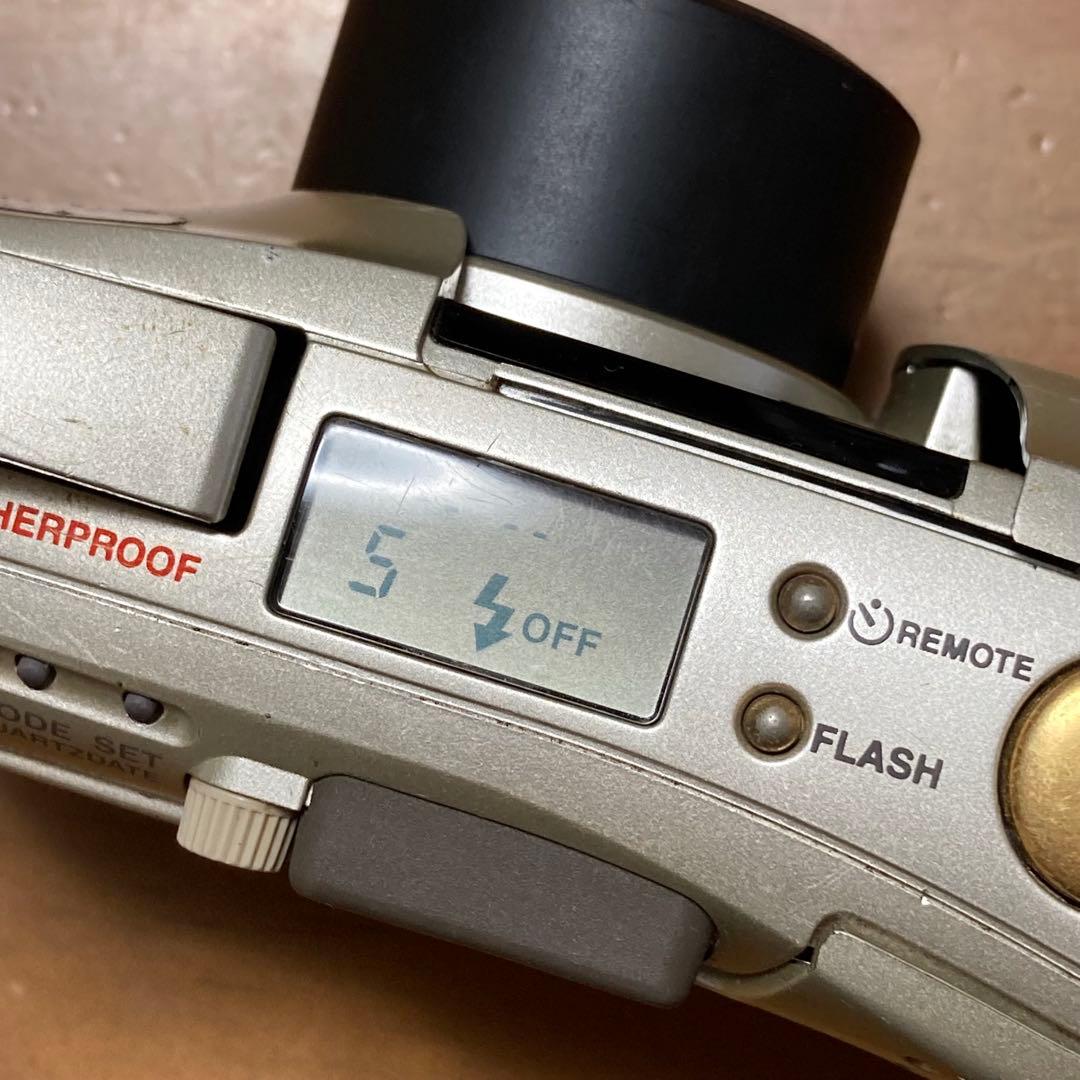OLYMPUS μ ZOOM 105 DELUXE シルバー フィルムカメラ