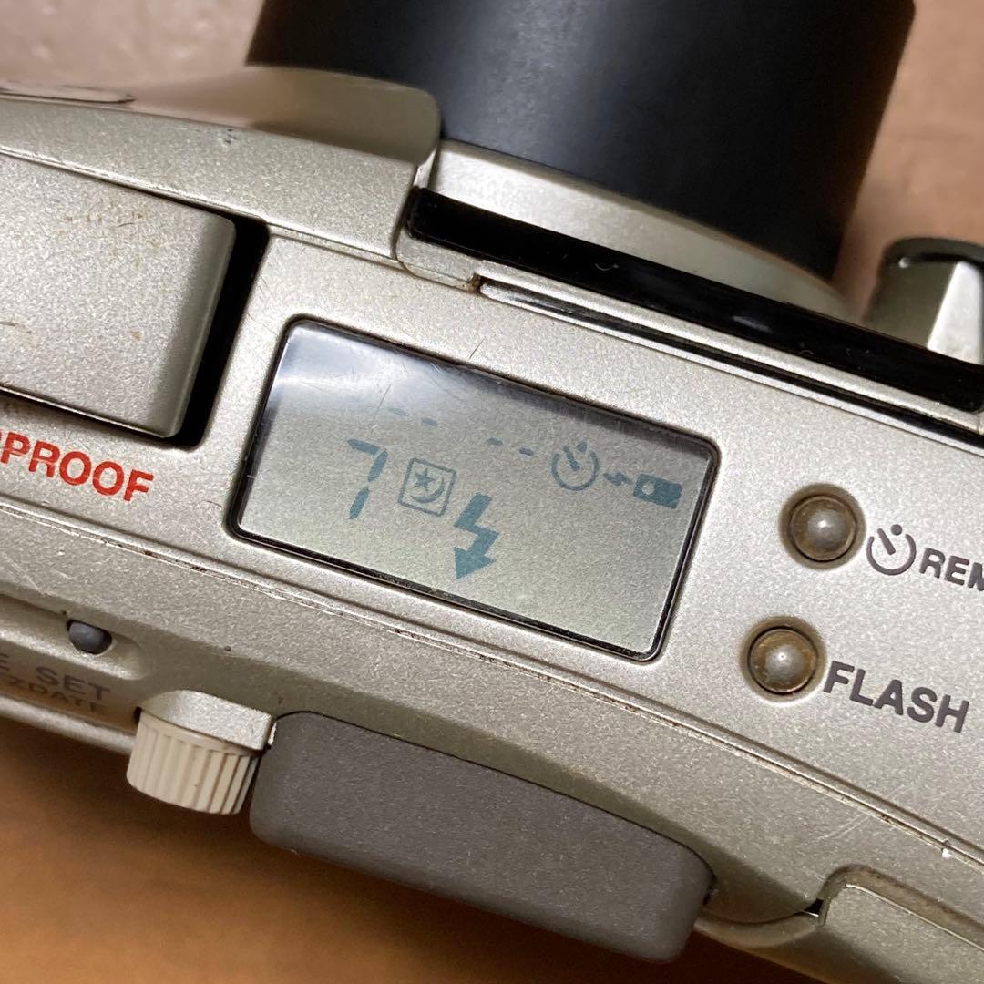 OLYMPUS μ ZOOM 105 DELUXE シルバー フィルムカメラ