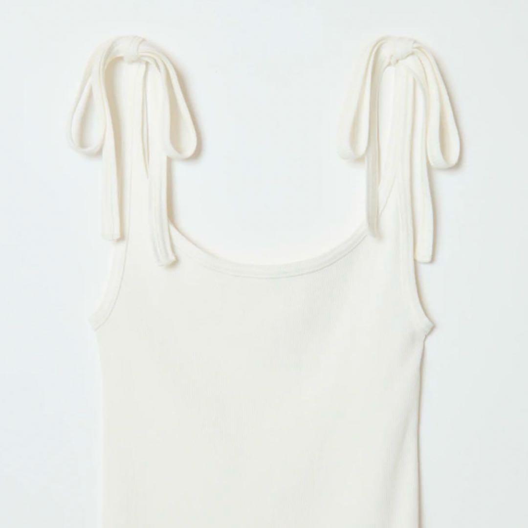 SHISHIKUI RIBBON CAMI / WHITE ❤︎ シシクイ