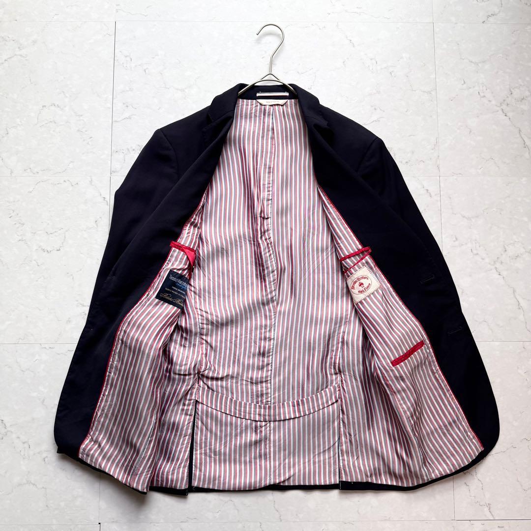 Brooks Brothers テーラードジャケット 銀ボタン ストライプ