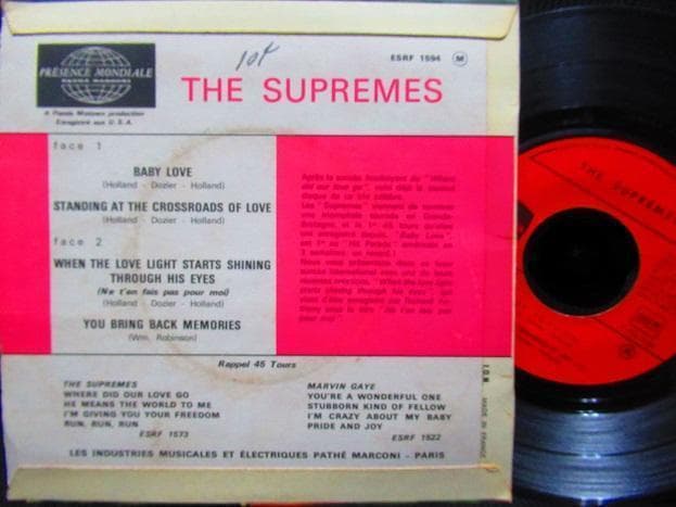 9【希少ジャケ/フランス原盤】スプリームス/Supremes　安室奈美恵 ネタ