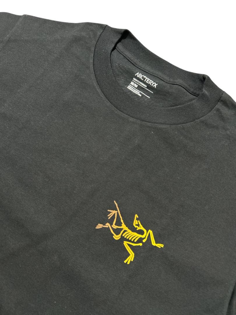 A47 アークテリクス Kragg ロゴ Tシャツ 24Kブラック/L 送料込