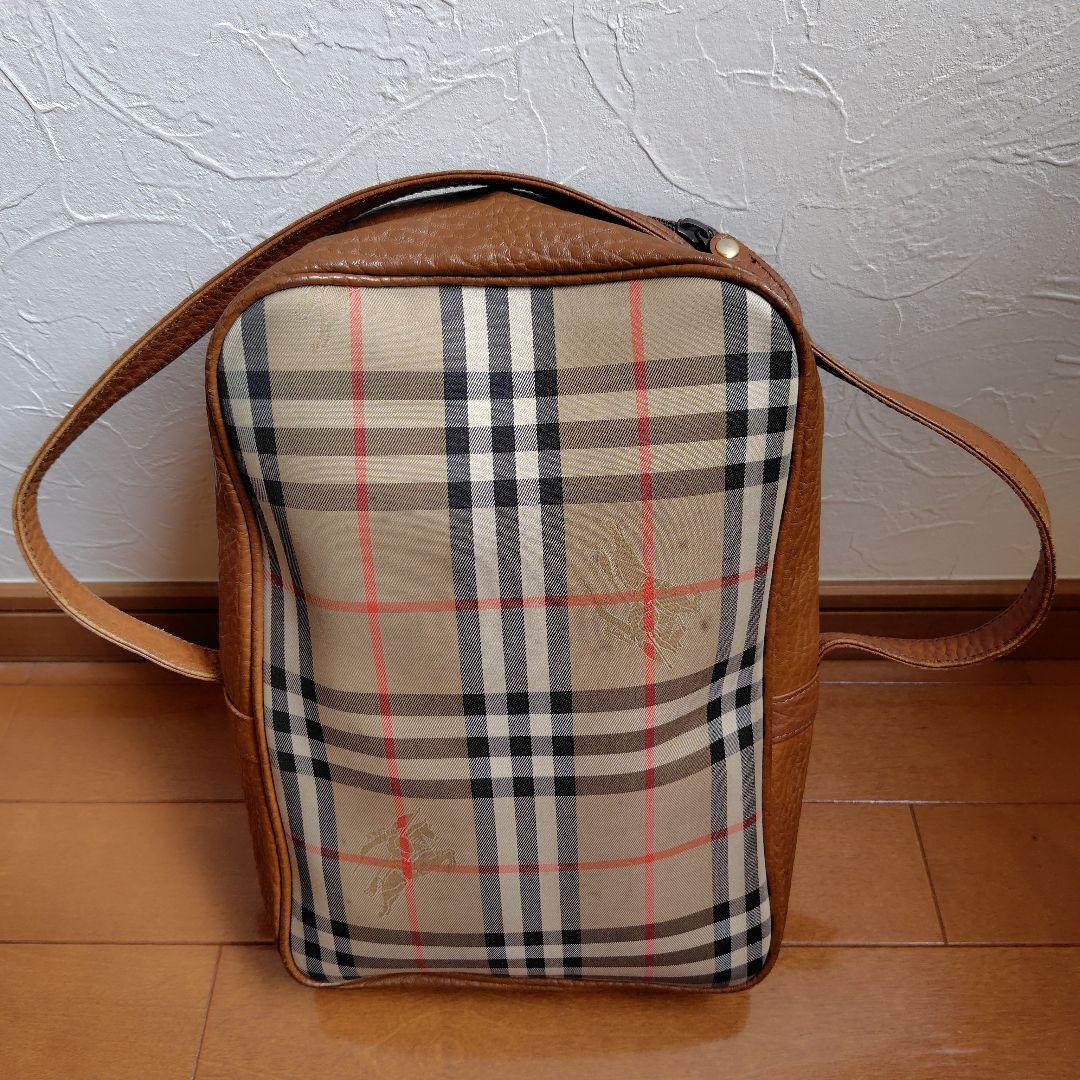 【BURBERRY】ボストンバッグ＆シューズ入れ ゴルフ用