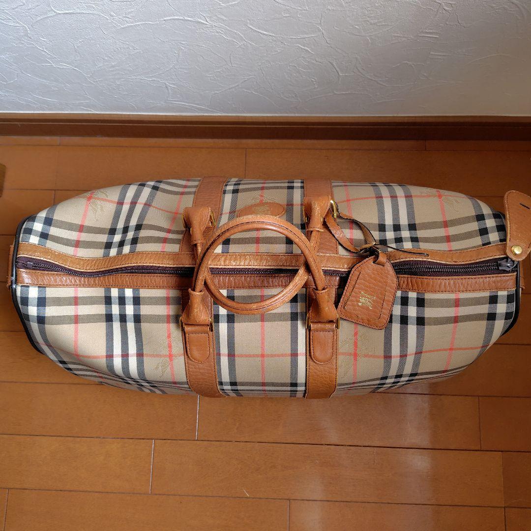 【BURBERRY】ボストンバッグ＆シューズ入れ ゴルフ用