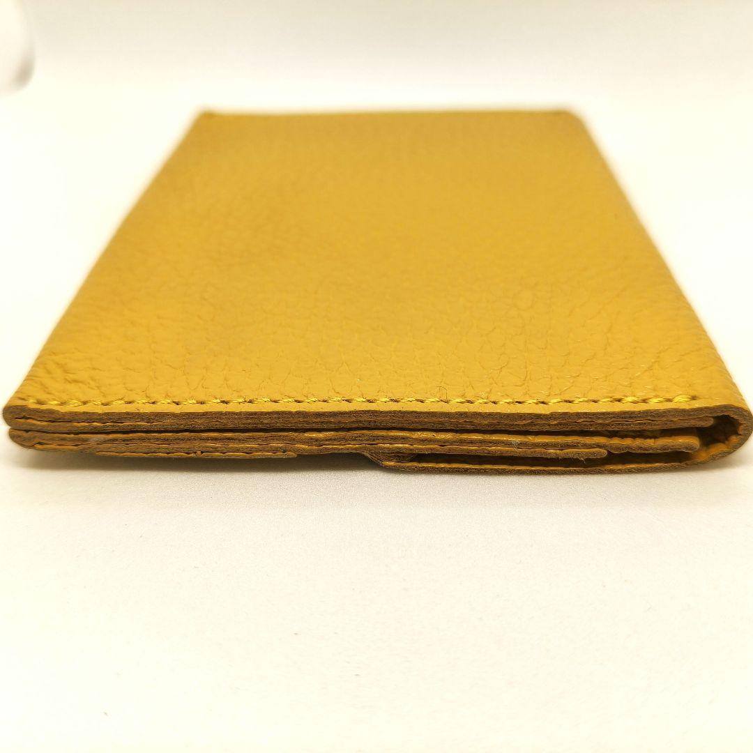 美品【定価16,500円】chi.wata(チワタ）コンパクト財布金運イエロー