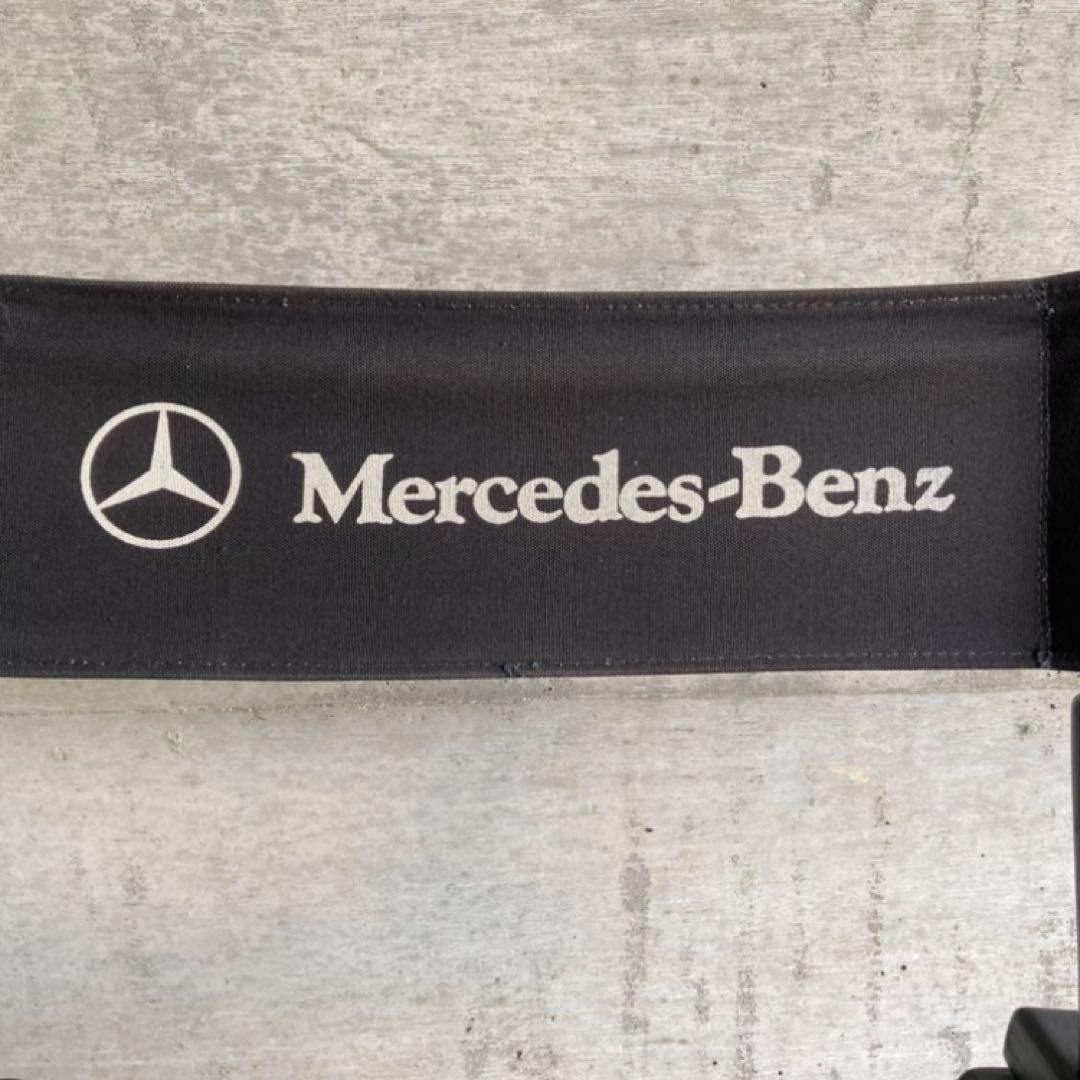 Mercedes Benz ディレクターチェア 椅子 折り畳み 車 レトロ