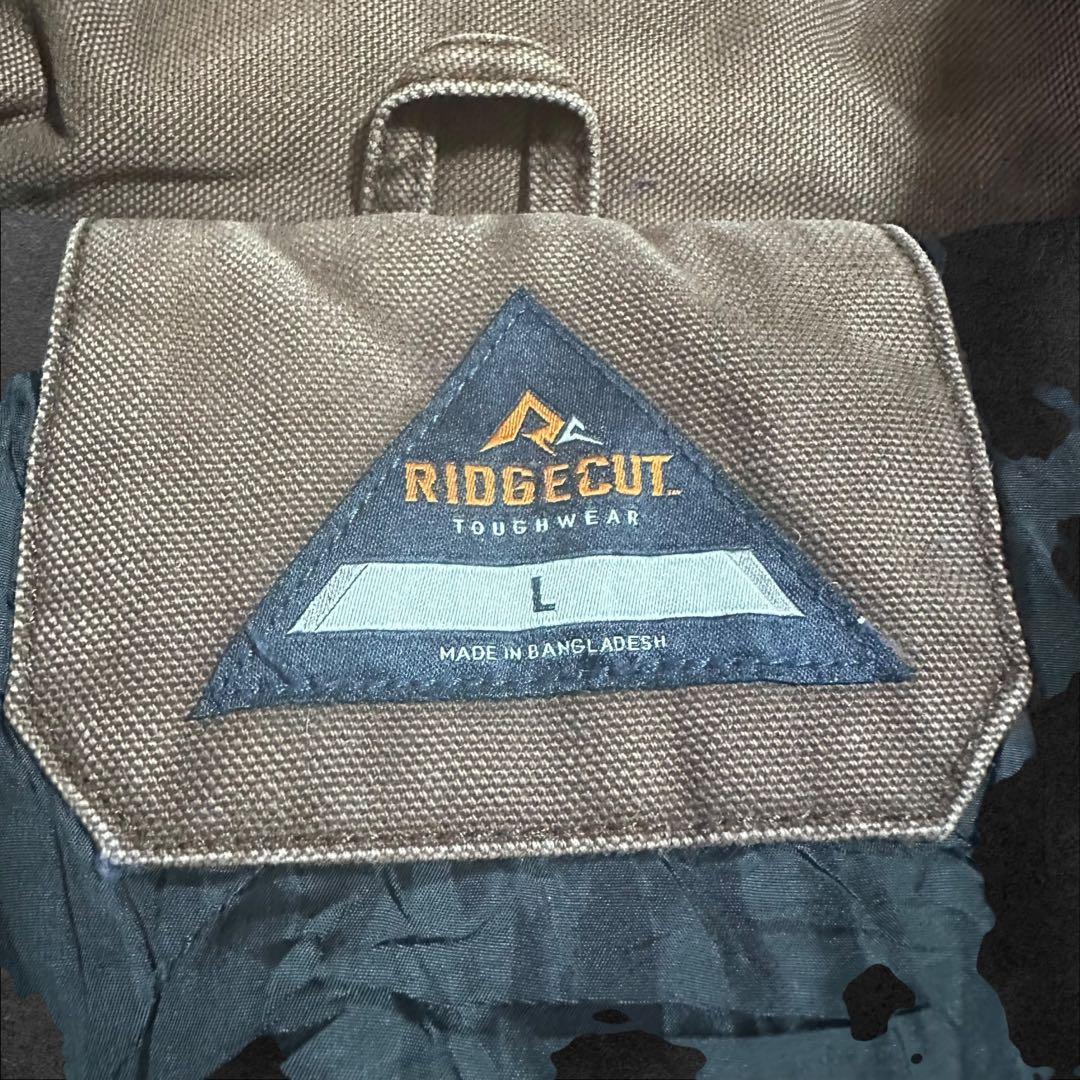 RIDGECUT ダックジャケットトラディショナルコートワークカバーオールフード