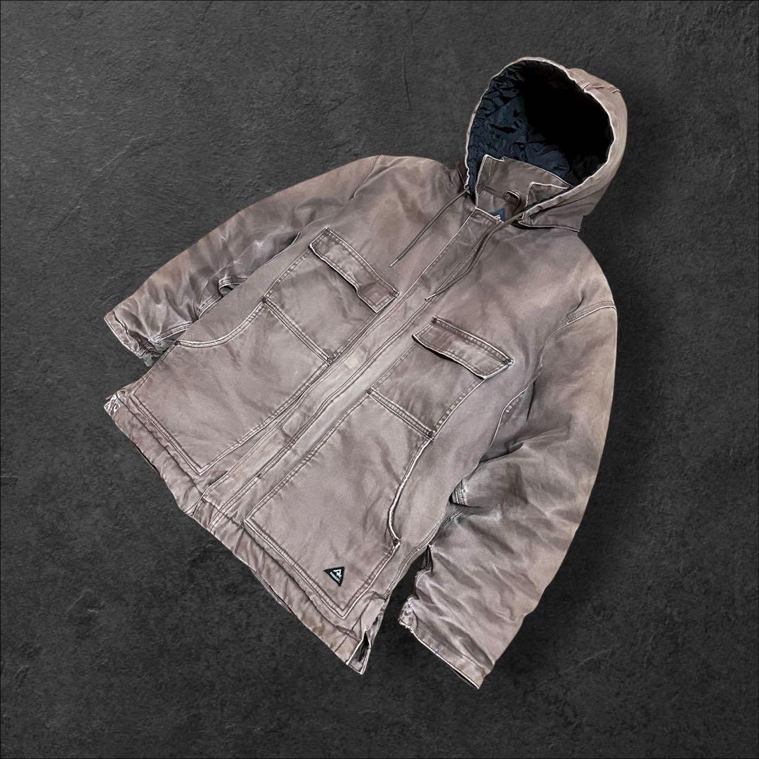 RIDGECUT ダックジャケットトラディショナルコートワークカバーオールフード