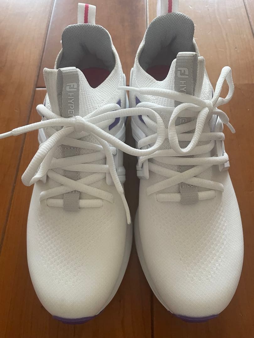 FootJoy HyperFlex ゴルフシューズ ホワイト/パープル
