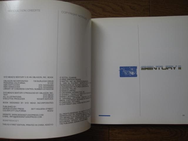 Sentury II　Syd Mead　シド・ミード　洋書