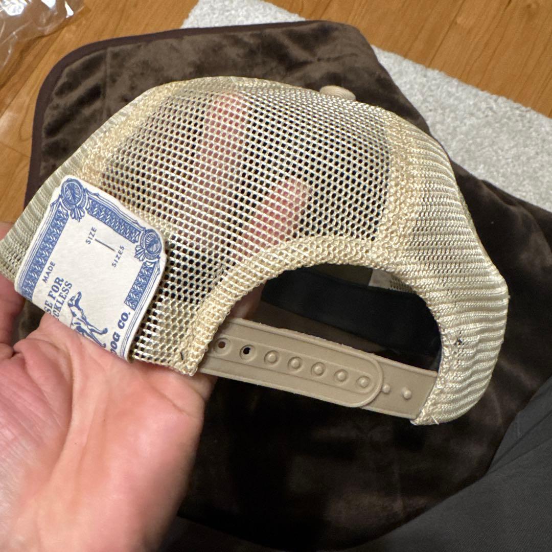 HW DOG メッシュキャップ ベージュ