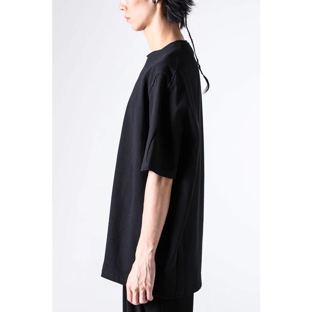 DEVOA Short Sleeve Pigment Dye Jersey黒2