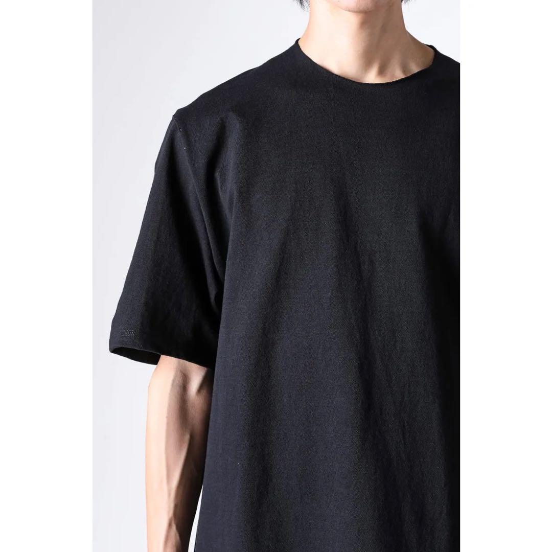 DEVOA Short Sleeve Pigment Dye Jersey黒2