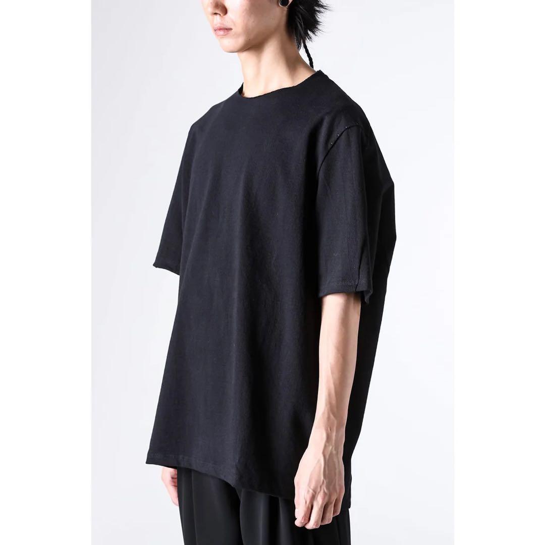 DEVOA Short Sleeve Pigment Dye Jersey黒2